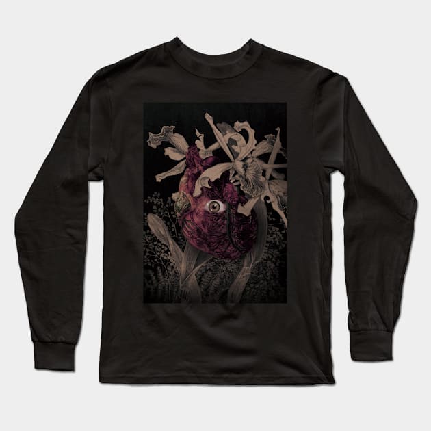 Crazy Heart Long Sleeve T-Shirt by løpz